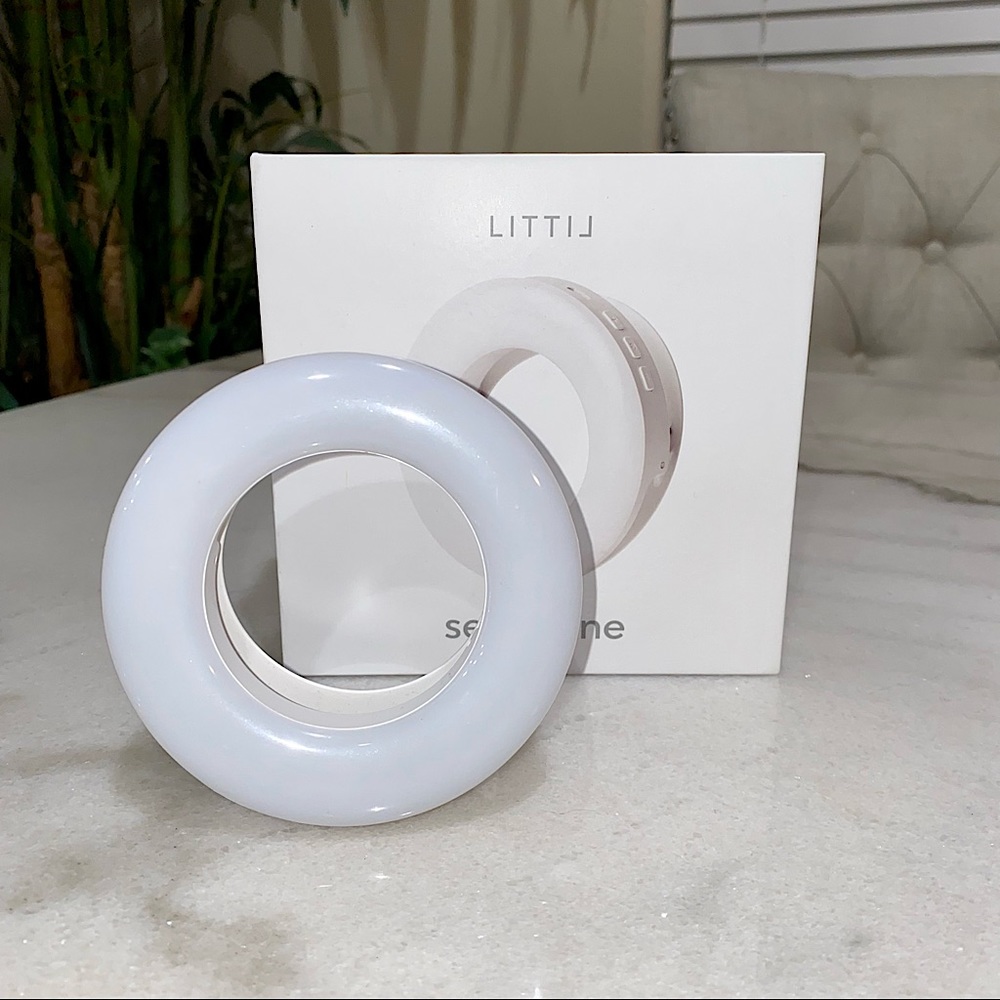 Littil Selfie One Rechargeable Ring Light Clip-On for iPhone, Laptop, Etc.